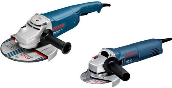 Set 2 BOSCH GWS 22-230P Ø230mm 2200W + GWS1400 Ø125mm 1400W Schleifmaschinen - 061824805