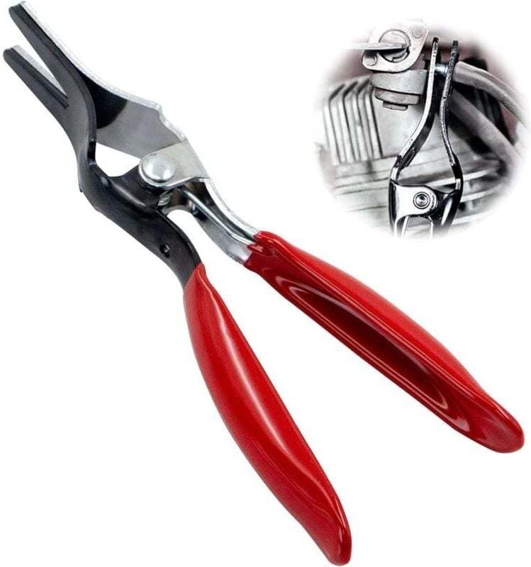 Pince Carburant Tuyau Retrait Voiture - Pince à dégager les tuyaux en acier Pince à dénuder les conduites de carburant O...