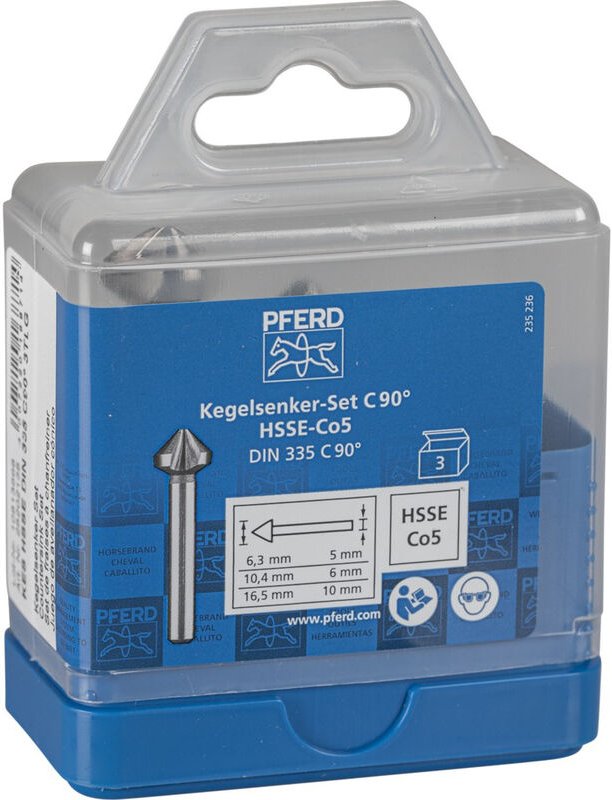 PFERD SET KES HSSE DIN 335 C90° 3 25202155 Kegelsenker-Set HSS 1 St.