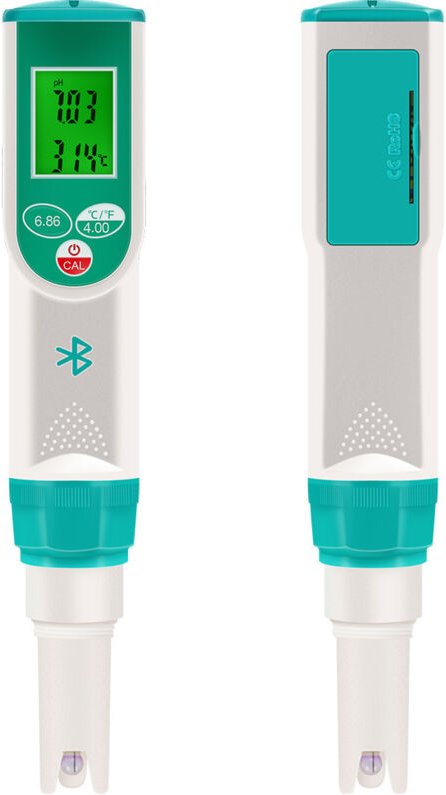 Wasserqualitätstestgerät Temperaturtester 0-14PH Messbereiche Digitaler Tester Stift Tragbarer Tragbarer Wasserqualitäts...