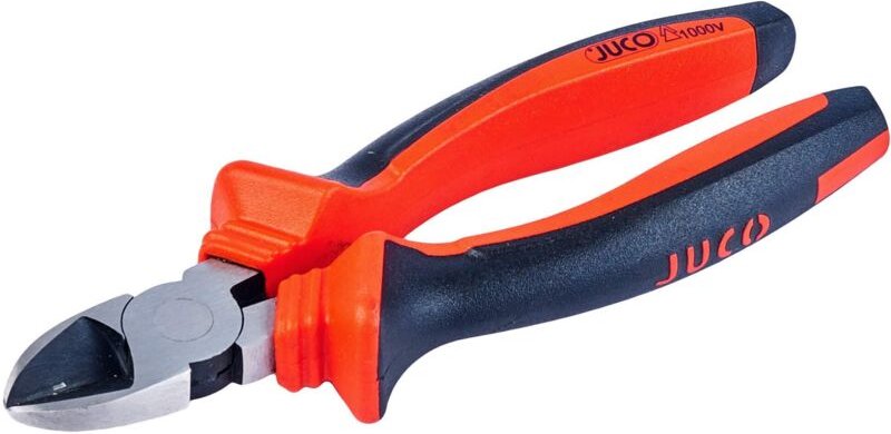 Juco szczypce boczne polerowane dwukomponentowe 180mm 1000v