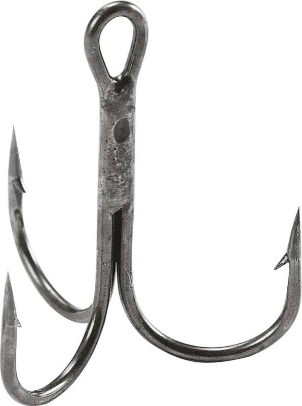 Paladin Angelhaken Drilling Gr. 8 Größe 8/gunsmoke/8 Stück Angelhaken