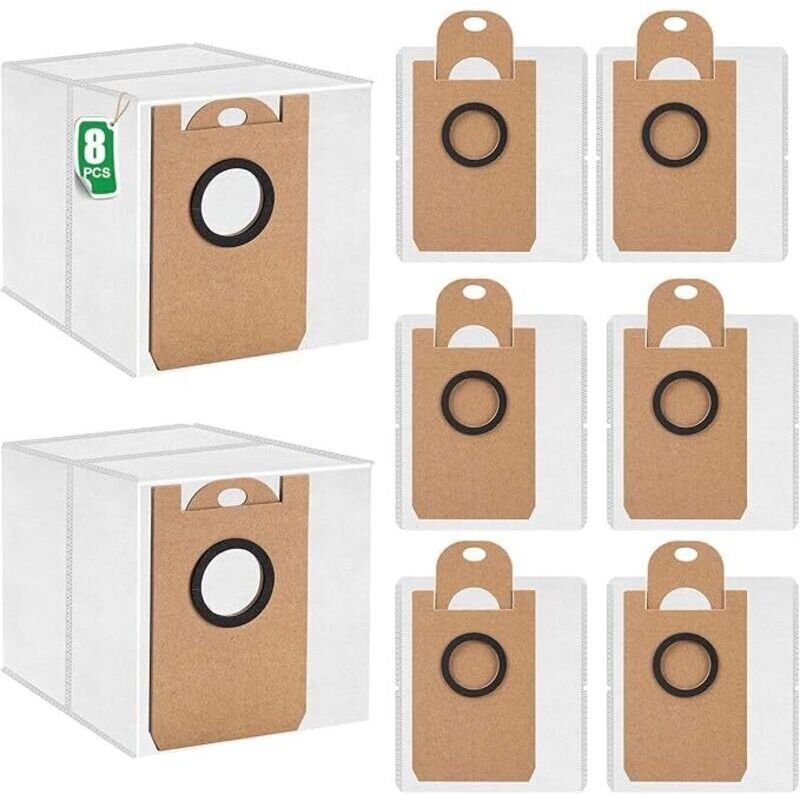 8 große, versiegelte Staubbeutel, kompatibel mit den Staubsaugern Proscenic M7 Pro, M8 Pro, SL60D/S9/V98 und Neabot NoMo...