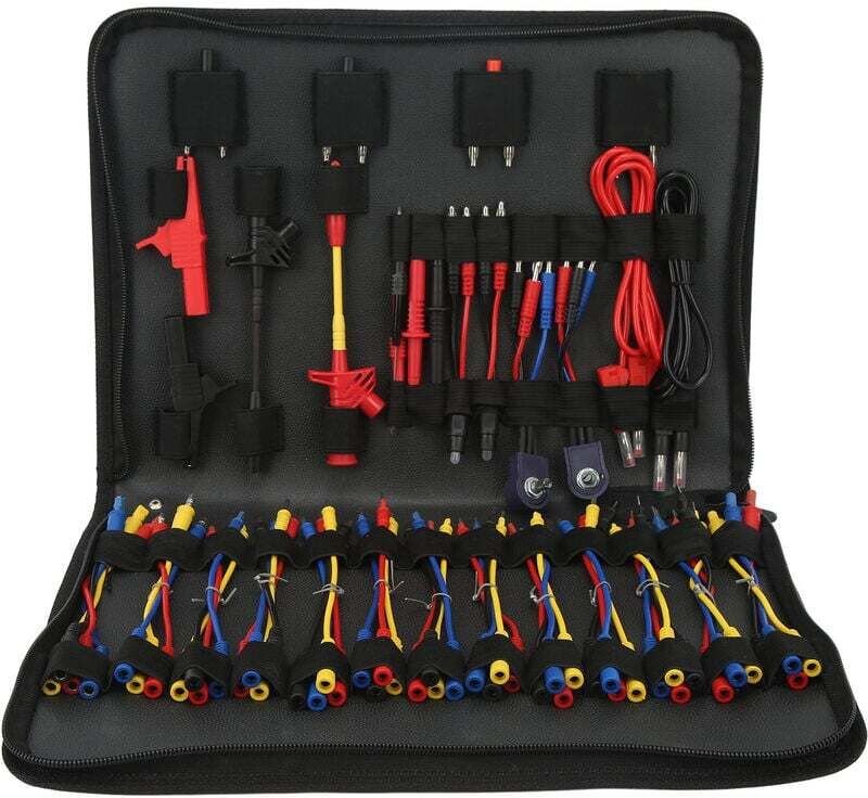 Thumbnail - Kfz-Stromkreisprüfset, Multimeter, elektrische Prüfgeräte, Diagnosewerkzeuge, Drahtverbinder, Adapterkabel mit Tragetasc...