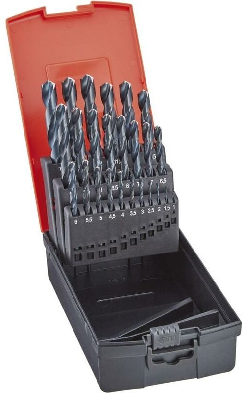 Format - Spiralbohrer-Set DIN338 hss geschliffen vaporisiert Typ n form c 1,0-13,0mm