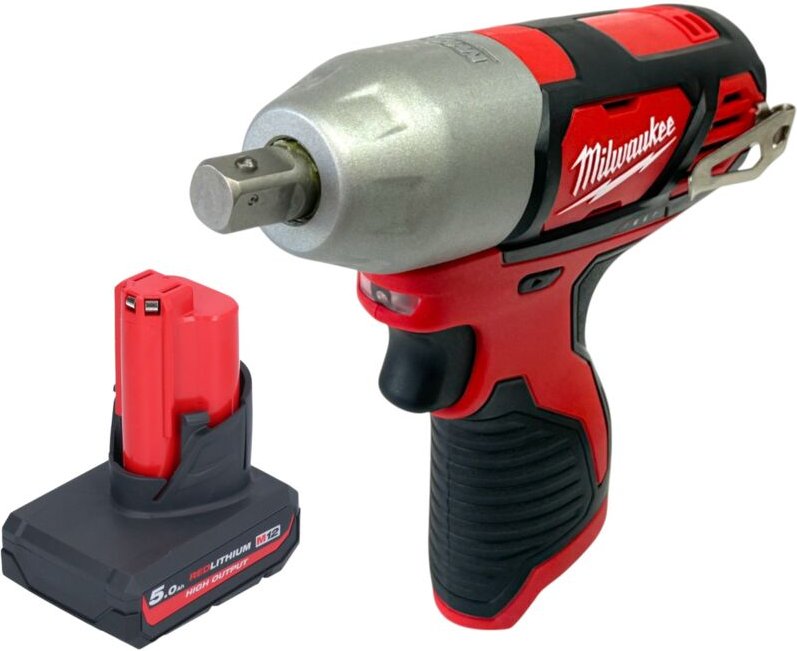 M12 BIW12-501 Akku Schlagschrauber 12 v 138 Nm 1/2' + 1x Akku 5,0 Ah - ohne Ladegerät - Milwaukee