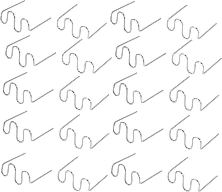 Tlily - 1000 Stück 0,6 mm S-Wellen-Heftklammern für Auto-Stoßstangen-Karosserie-Kunststoff-Hefter