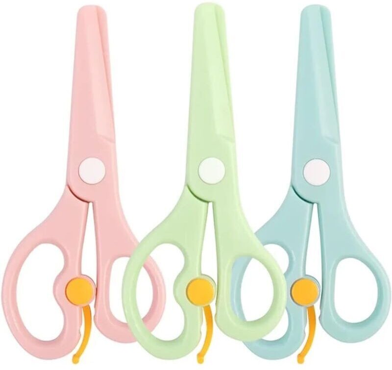 Kinderschere, Sicherheitsschere, Zackenschere, Kinderschere, Schere mit Sicherheitskante, Kinderschere, Schulschere, für...