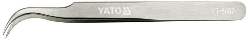 Gebogene Pinzette 115 mm / YT-6907 / Yato