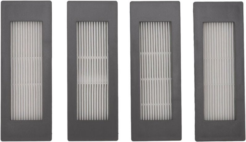 Staubsaugerfilter, 4 Ersatzfilter für Staubsauger, Kehrmaschinen, Saugroboter, Zubehör für Yeedi VAC Station