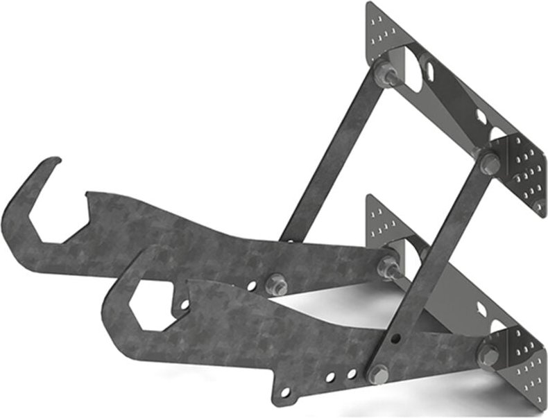 Leiterhaken für Betonfassade / Trapezblech - Verstellbar - WVCROREG-FIX