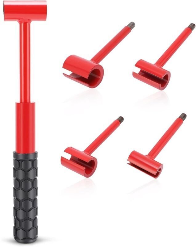 4-in-1 Scharnier-Einstellschlüssel-Set für den privaten und gewerblichen Gebrauch, aus robustem Stahl. Stabile, lackiert...