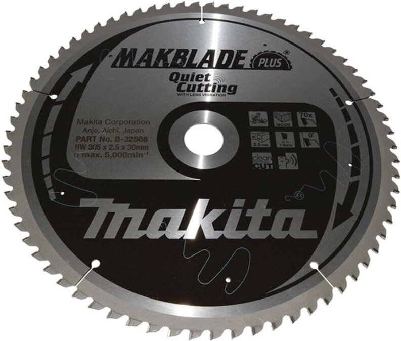 Sägeblatt makblade+ 305x30x70Z - Makita