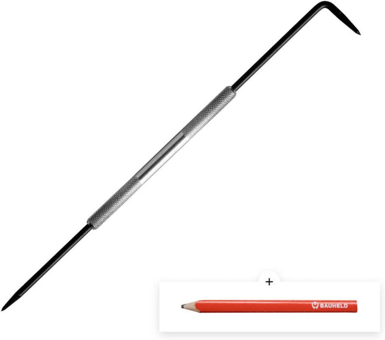 BAUHELD Anreißnadel Metall 250 mm Zwei Nadeln
