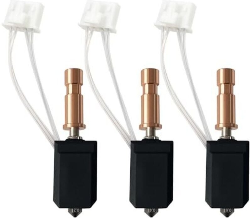 0.2MM 0.4MM 0.6MM Keramik Hotend für Kobra S1 Combo Edelstahl Druckkopf Extruder Kit Hot End gehärtete Düse Heizung Bloc...