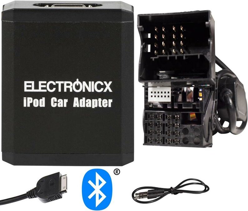 Adapter Bluetooth AUX iPhone iPad iPod für BMW Mini Land Rover Flachpin