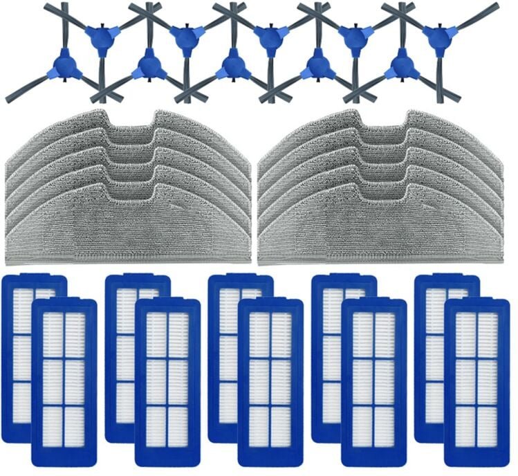 Für RoboVac G10 Hybrid Seitenbürste Hepa-Filter Mopptuch