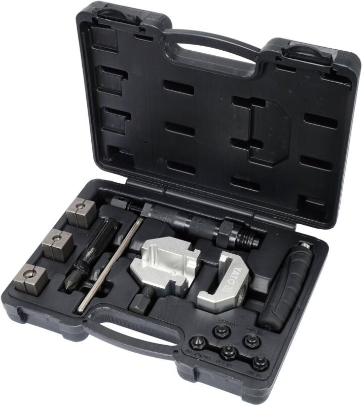 Hydraulikpresse, Bördelgerät für Brems- und Klimaleitungen 18-teilig