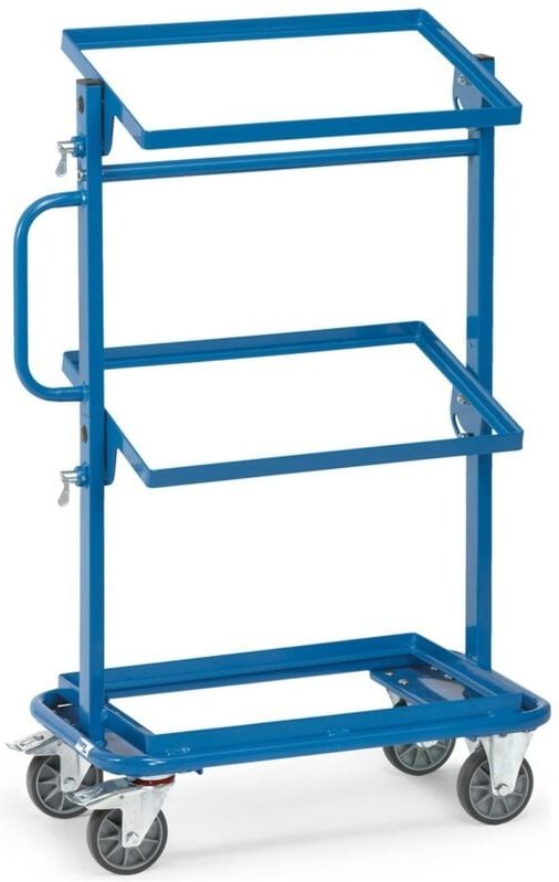 Fetra - Beistellwagen - offener Rahmen, Ladefläche 600 x 400 mm