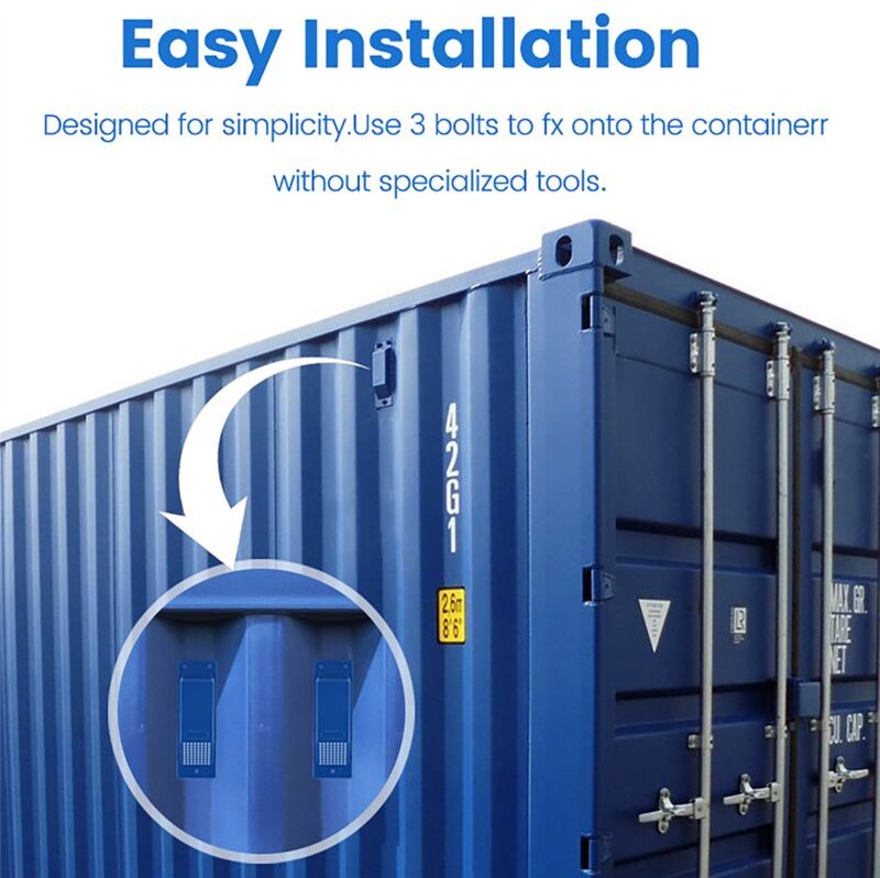 8-Teiliges Entlüftungsset für Versandcontainer, Robustes Zubehör Durchflussbelüftungsset, Schwarz