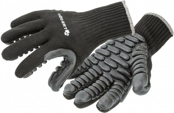 Högert Anti-Vibrations-Arbeitshandschuhe EN ISO 10819 Gr. 9