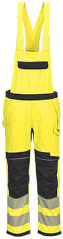 Trägerkleid Hv Modaflame Pw3 - Größe XXXL - Gelb/schwarz - Portwest