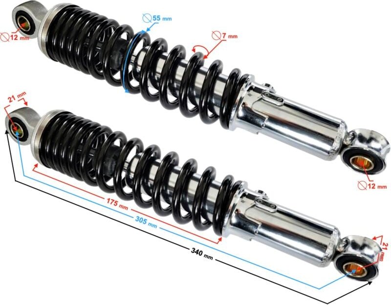 Sprint 2 hintere Stoßdämpfer