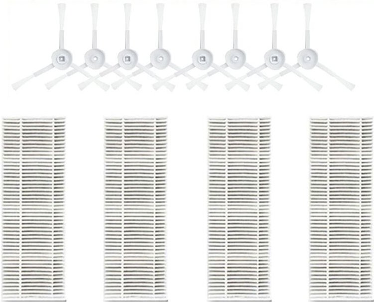 Hepa-Filter-SeitenbüRste für Explorer X-Plorer Serie 60 RR7455 RR7447WH Roboter-Staubsauger-Ersatzteile