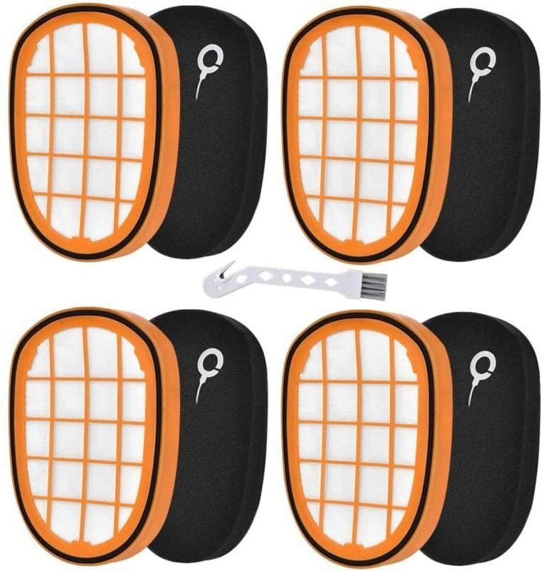 4 Filter für Philips SpeedPro Max Aqua FC6822/6823/6827/6904/6906/6908 Akku-Staubsauger