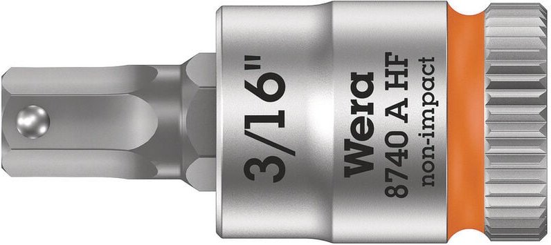 Wera 8740 A 05003386001 Innen-Sechskant Steckschlüsseleinsatz 3/16" 1/4" (6.3 mm)
