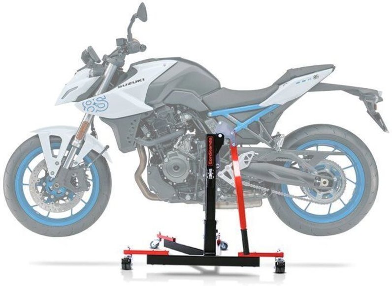 Werkstatt-Ständer Centrale Power Evo für Suzuki GSX-8S 23-25 rot