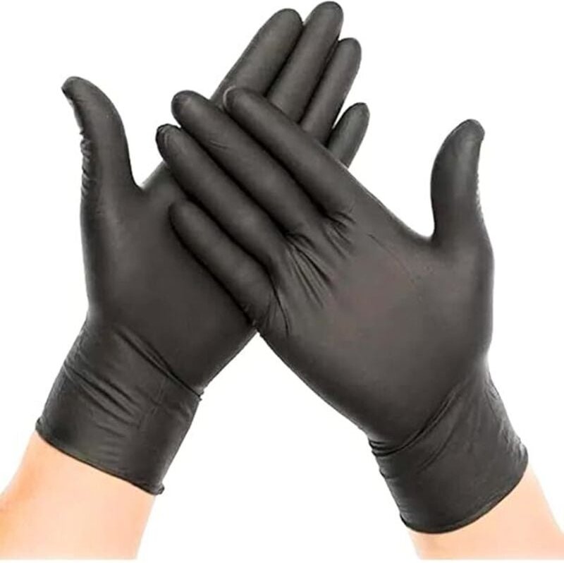 Einweghandschuhe aus Vinyl, puderfrei, vielseitig einsetzbar, extra stark, latexfrei, lebensmittelecht, beidhändig tragb...