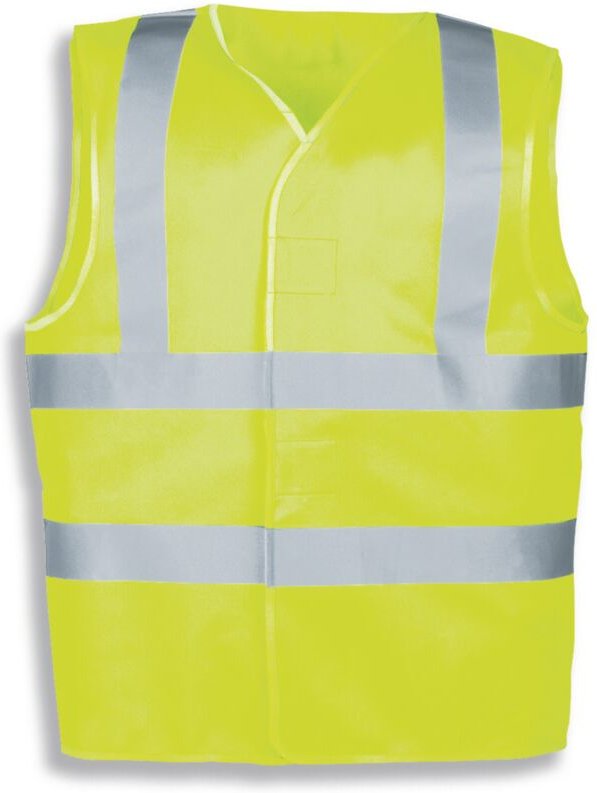 Uvex Protection Flash Arbeitsweste - Warngelbe Unisex-Sicherheitsweste - Mit Klettverschluss: XXL