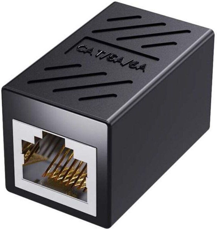 RJ45-Koppler, Inline-Ethernet-Koppler für Cat8/Cat7/Cat6/Cat5e, 1000-Mbit/s-Ethernet-Extender-Adapter, LAN-Anschluss für...