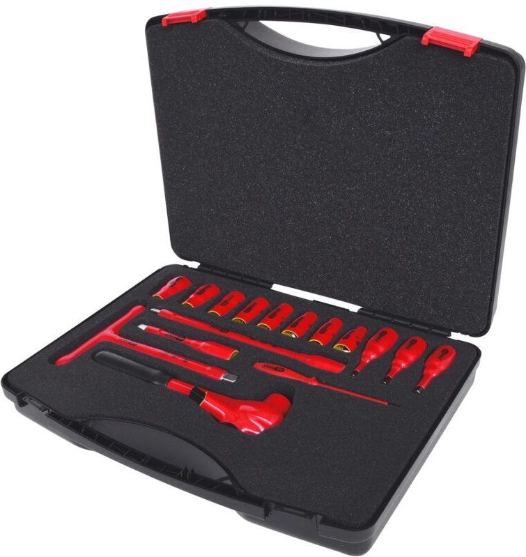 Ks Tools 1/2 Steckschlüssel-Satz mit isolierten Werkzeugen, 16-tlg