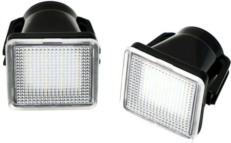 Tlily - 2X Weiße Auto-LED-Kennzeichenleuchten für Toyota-Tundra Tacoma 14-19