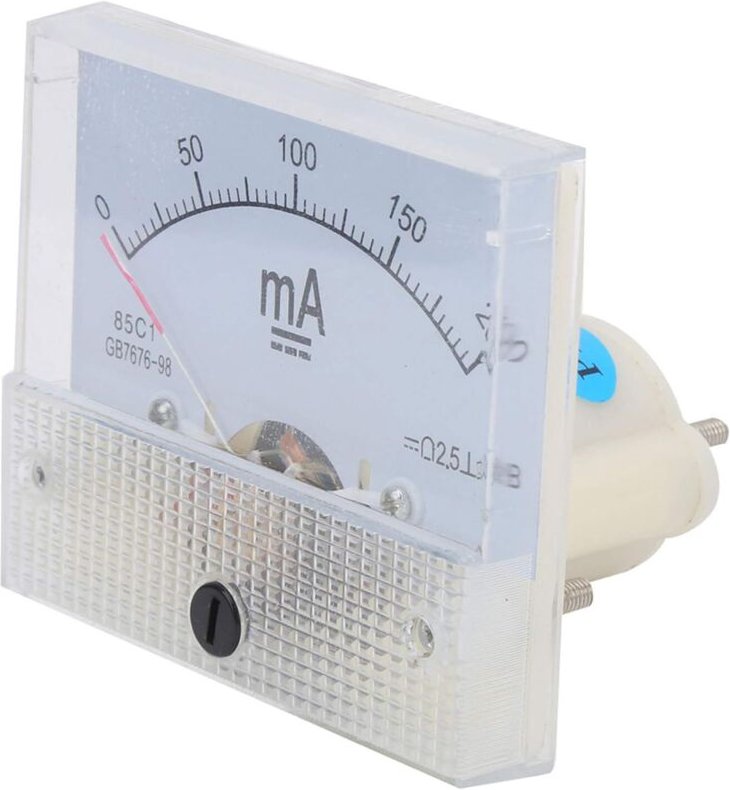85C1 DC 0-200MA Amperemeter Panel Amperemeter Zeiger DC Amperemeter Kopf Amperemeter Gauge Analog Strom Panel Meter