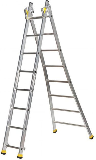 Mehrzweckleiter 2x6 Sprossen - Länge max. 3.05m - 510206