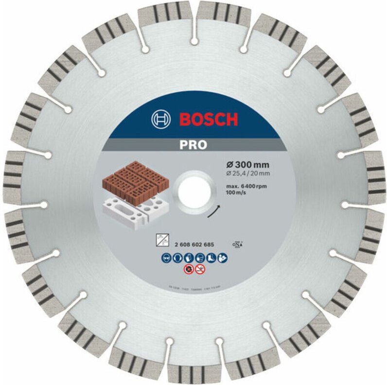 Bosch - Diamanttrennscheibe Best for Abrasive, für Tischsägen, ø 300 mm