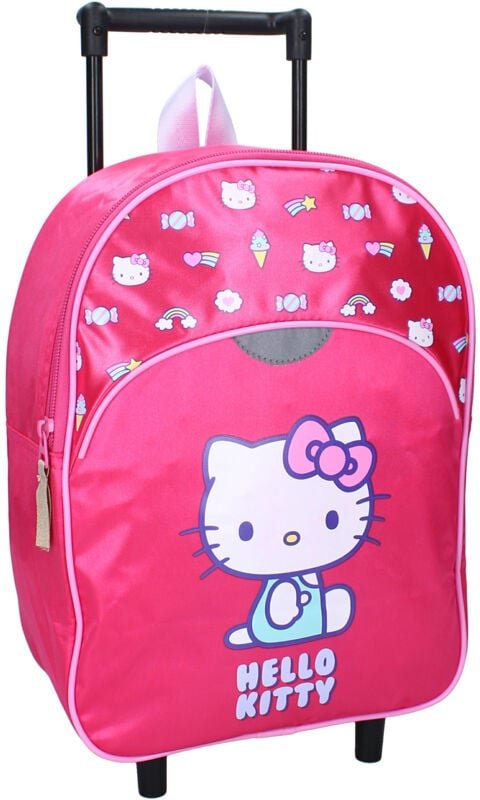 Follow The Rainbow Trolley – Mit verstellbaren Schultergurten und Rollen - Hello Kitty