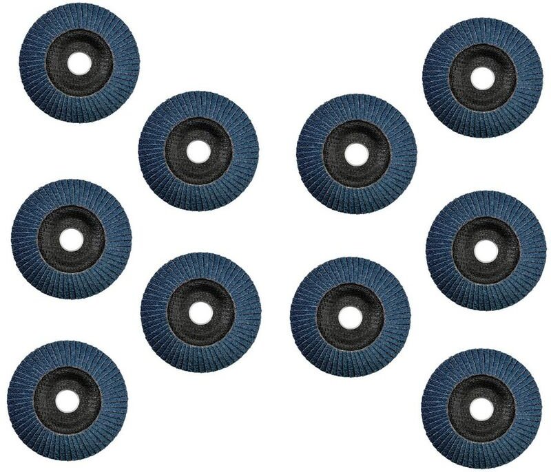 Metabo Lamellenschleifteller 125 mm P40, SP-ZK Metall Fächerscheiben 10 Stück