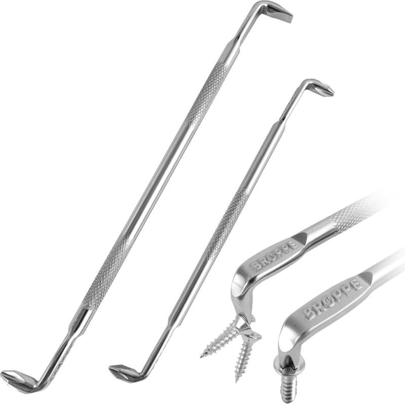 Winkelschraubendreher, Z-Typ, gekröpfte Schraubendreher, Doppelkopf-Schlitzschraubendreher aus S2-Stahl, kleiner Kreuzsc...