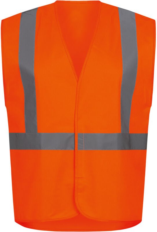 Gr .S (46/48) / M (50/52) RICHBERT WARNSCHUTZWESTE orange RICHBERT HIGH VISI