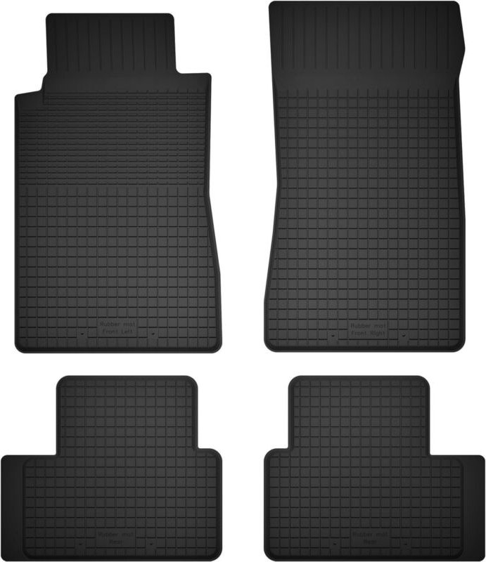 Gummi-Automatten, 4er-Set, Universalmodell: Mercedes W211 4Matic Limousine, Kombi (2003-2009)