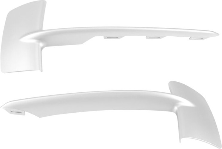 Tlily - 1 Paar KüHlergrill Verkleidung Vorne Links Rechts Untere 1117303113,51117303114 für X5 F15 2014-2017