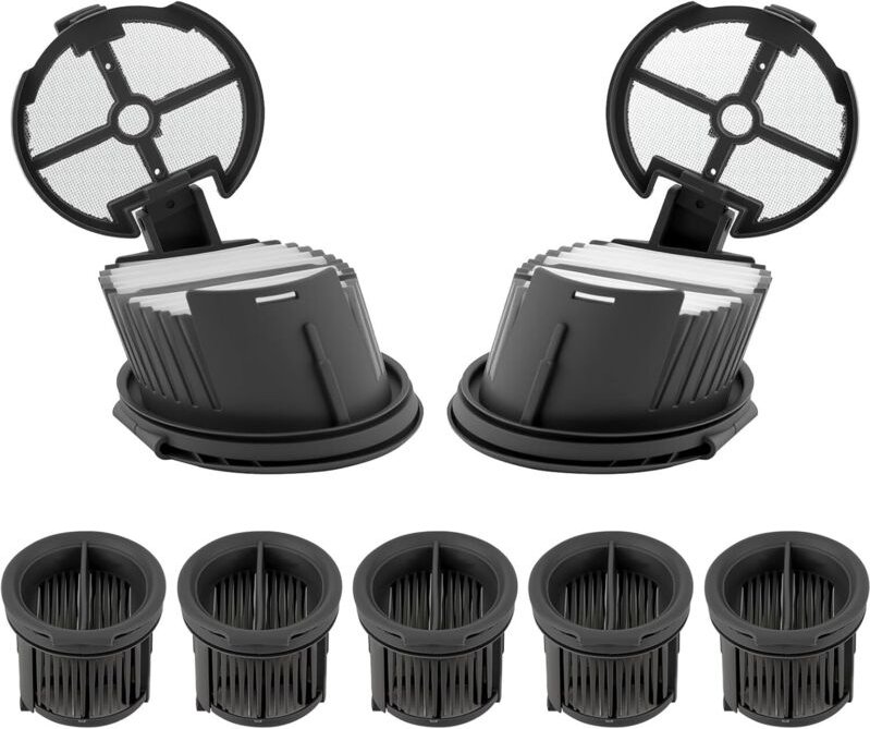 (7 Stück) Ersatzfilter kompatibel mit den Akku-Staubsaugern H14PRO/H20 Ultra/H30 Ultra, Filterzubehör-Set, Filter für Ve...