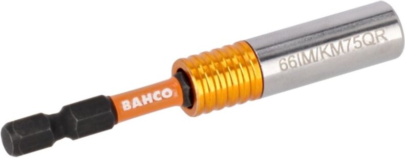 1/4 Torsion Bithalter mit Schnellspanner, magnetisch, 75 mm - Bahco