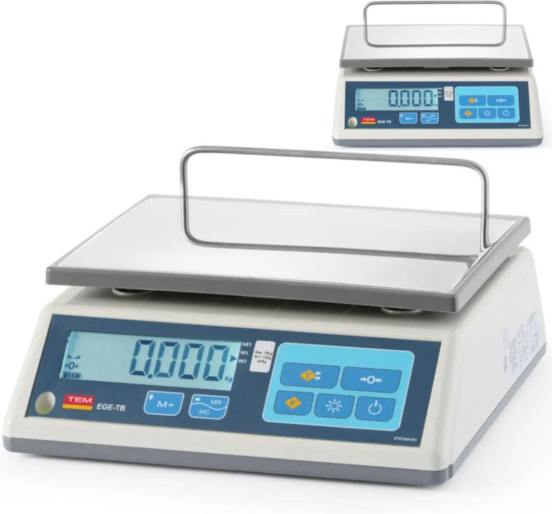 Eichfähige Ladenwaage M EGE 15 kg 230x300 mm