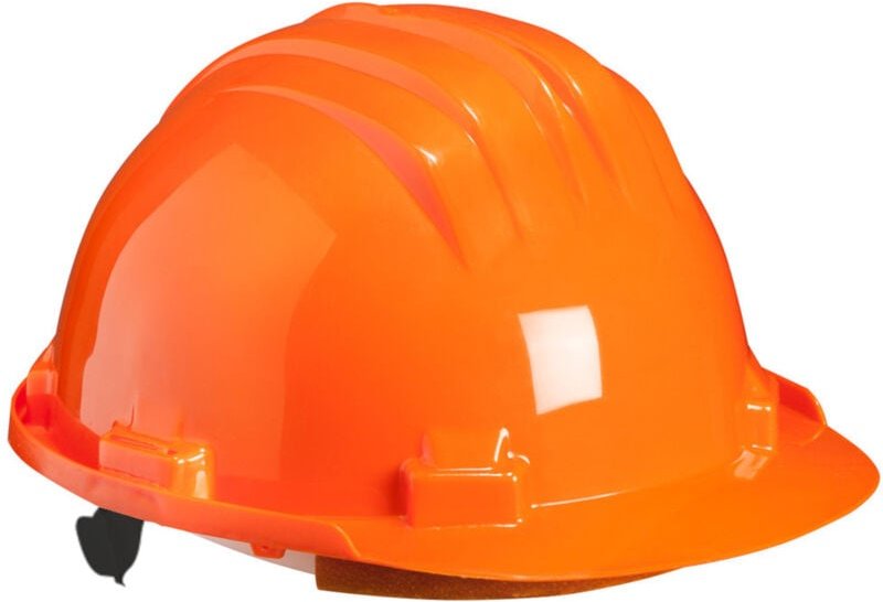 Bauhelm mit Drehverschluss orange