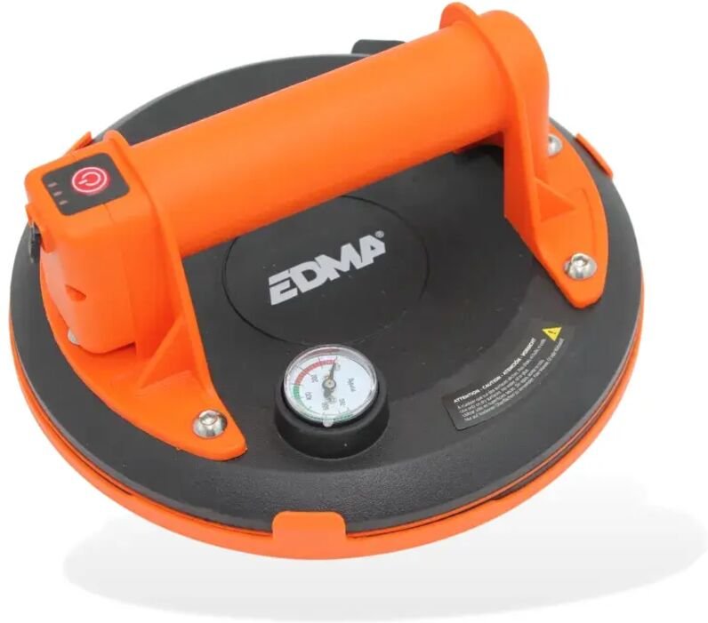 Elektrischer Akku-Vakuumheber 130 kg – EDMA – Für Fliesen, Glas & glatte Oberflächen